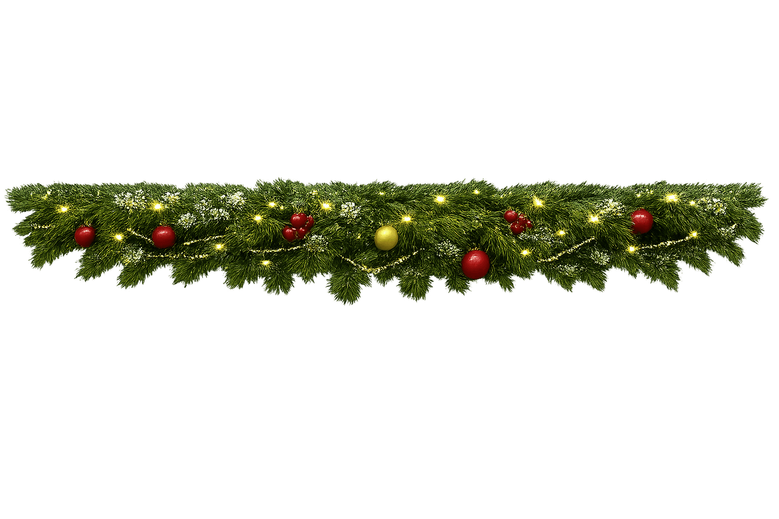 Новогодняя еловая ветка